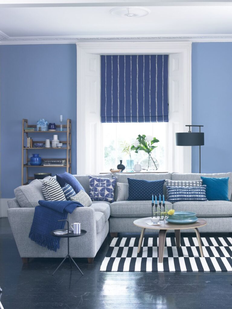 The Color Scheme That Transformed My Blue Sofa into a Style Statement