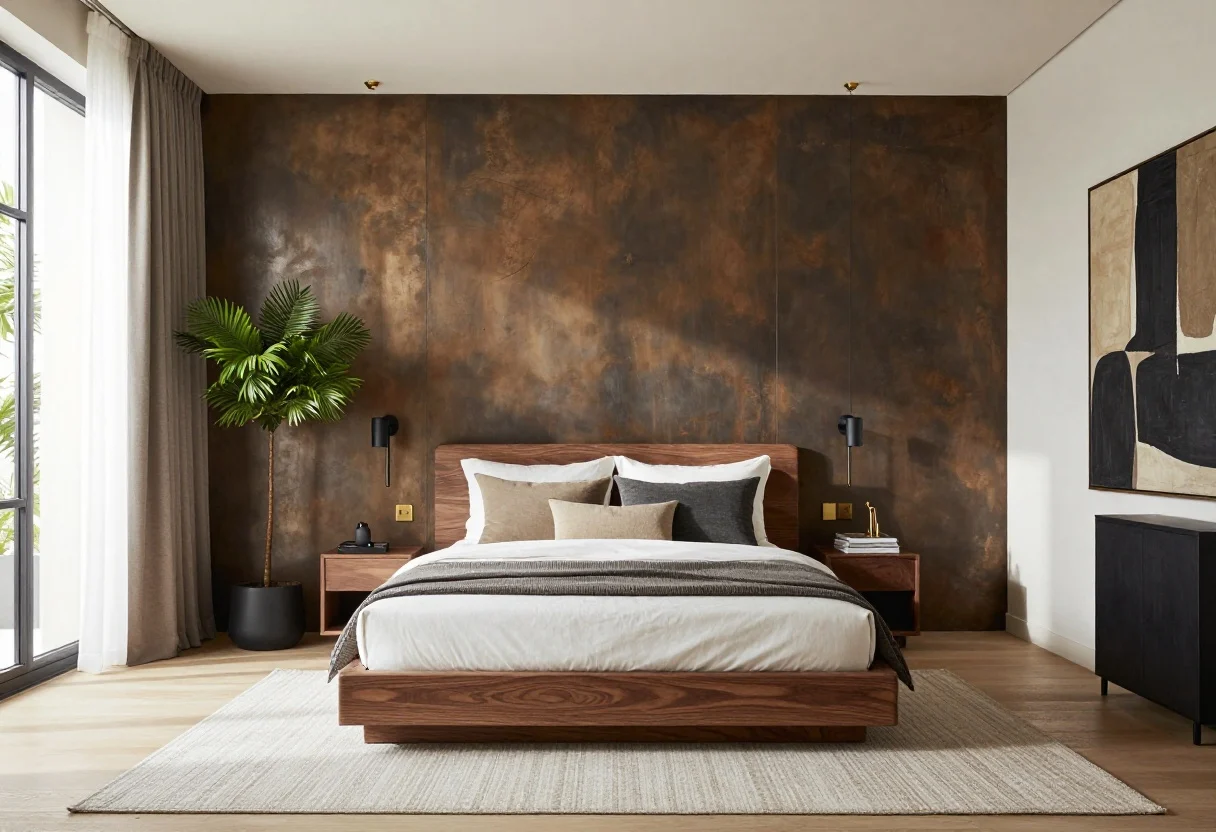Featured image for: 14 Urban Bronze Bedroom Ideas That Feel Modern and Elegant