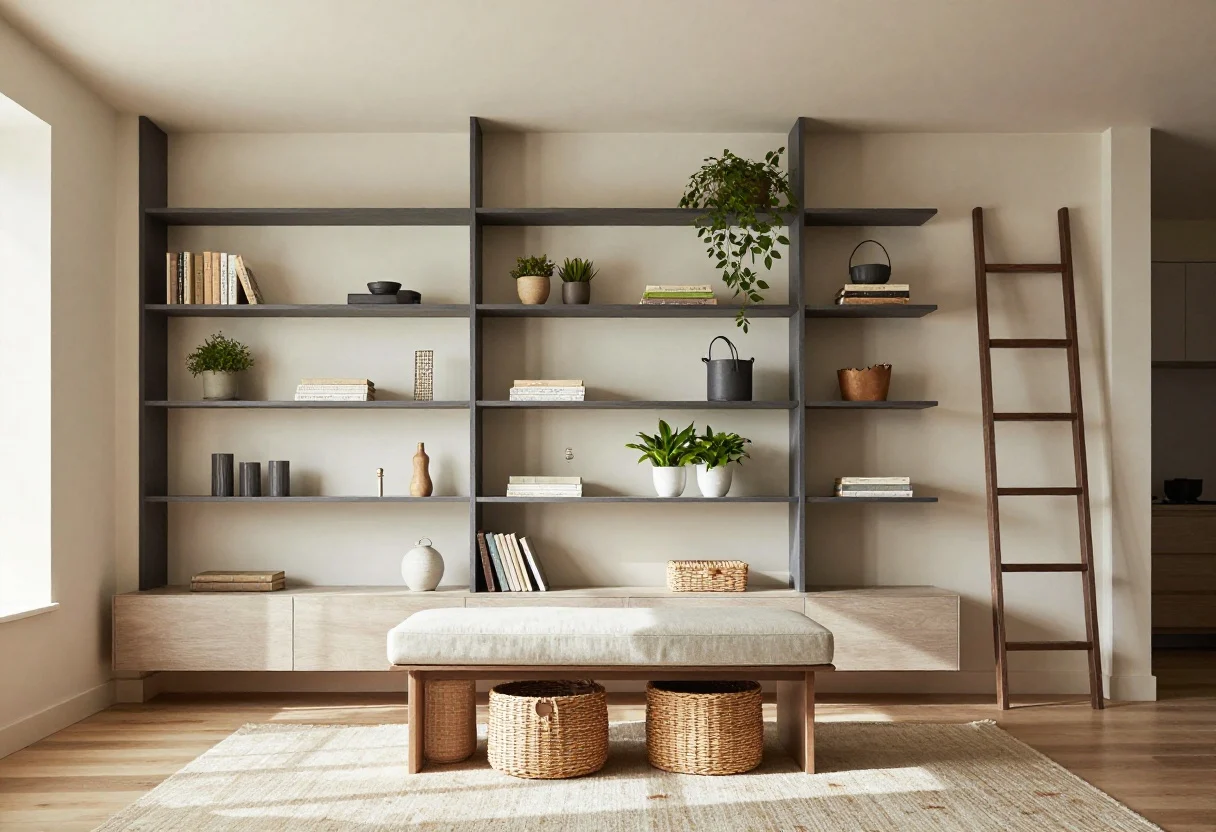 Featured image for: How I Added Storage to My Living Room Without Cabinets