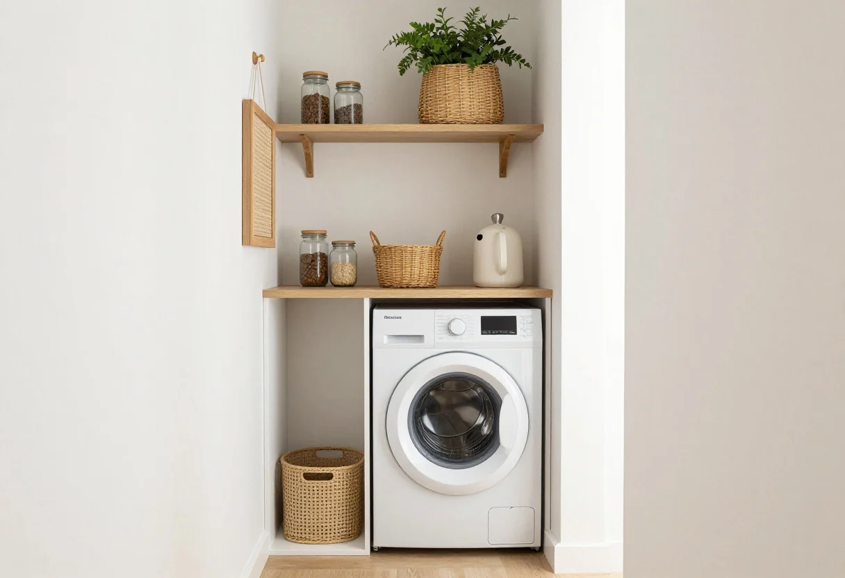 Featured image for: Apartment Laundry Storage Ideas for Tiny Spaces