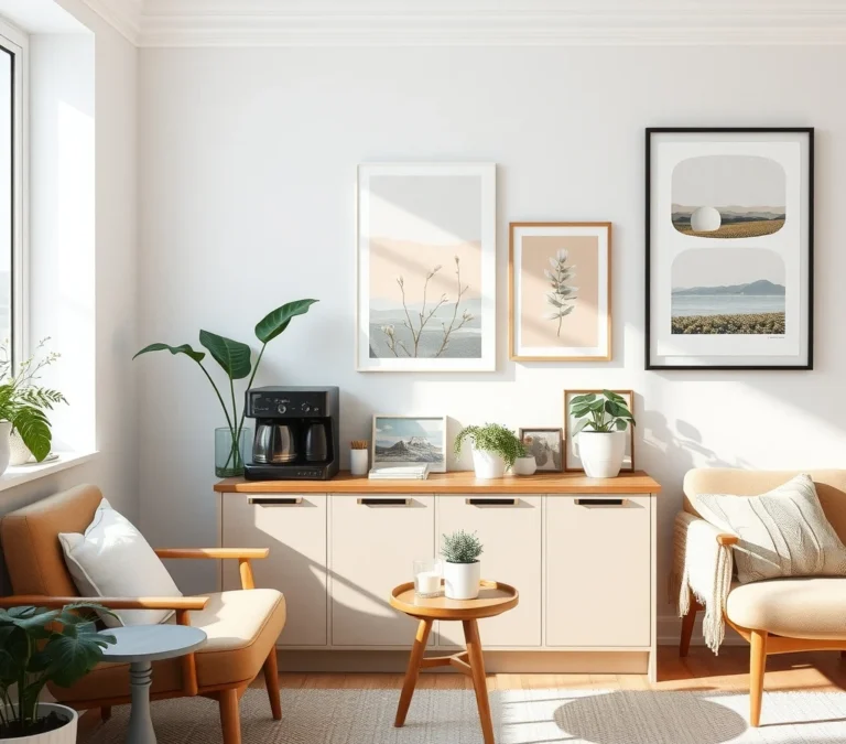 How to Create a Coffee Station on a Tiny Counter