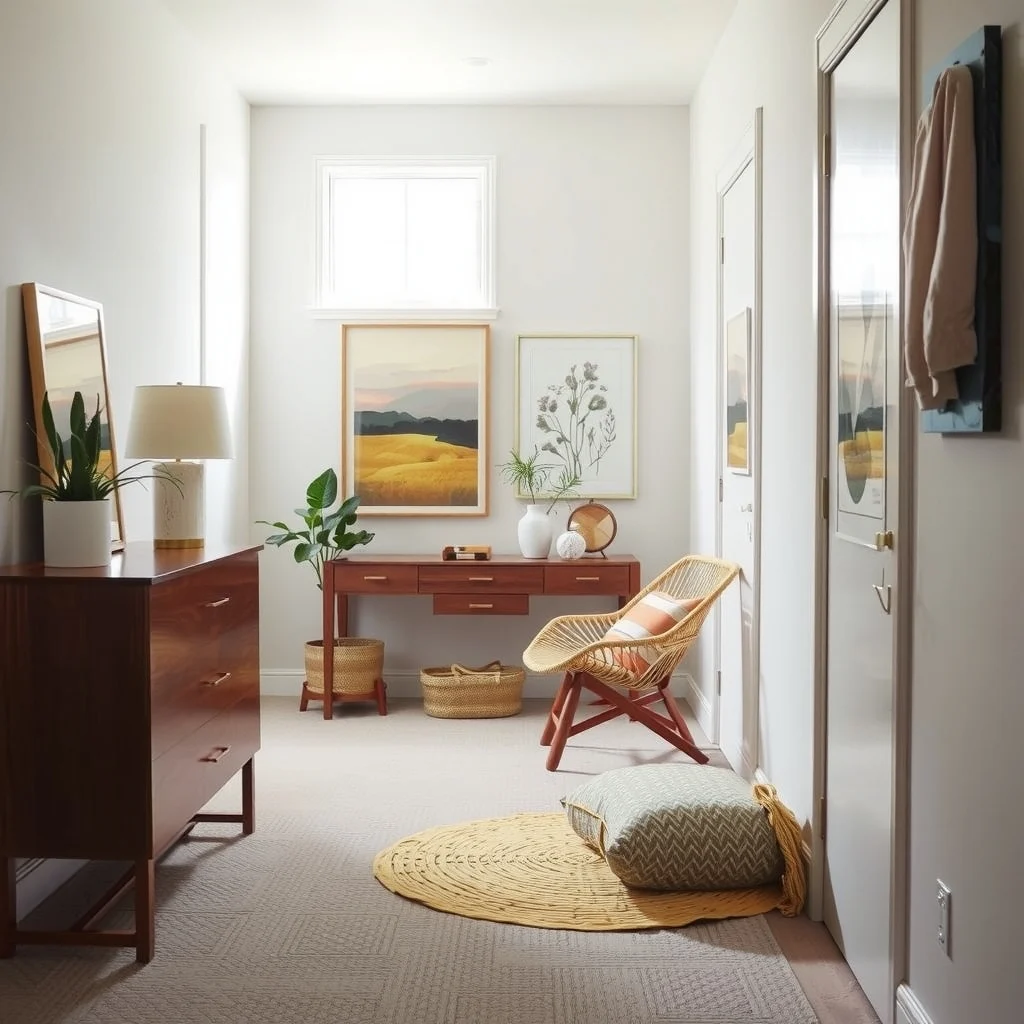 How to Create a Drop Zone in a Narrow Hallway interior: FAQ - Can I use a narrow hallway as a drop zone if the floor is carpeted? Yes, a carpeted hallway can still host a drop zone; just ensure the surface you choose has non‑slipping or
