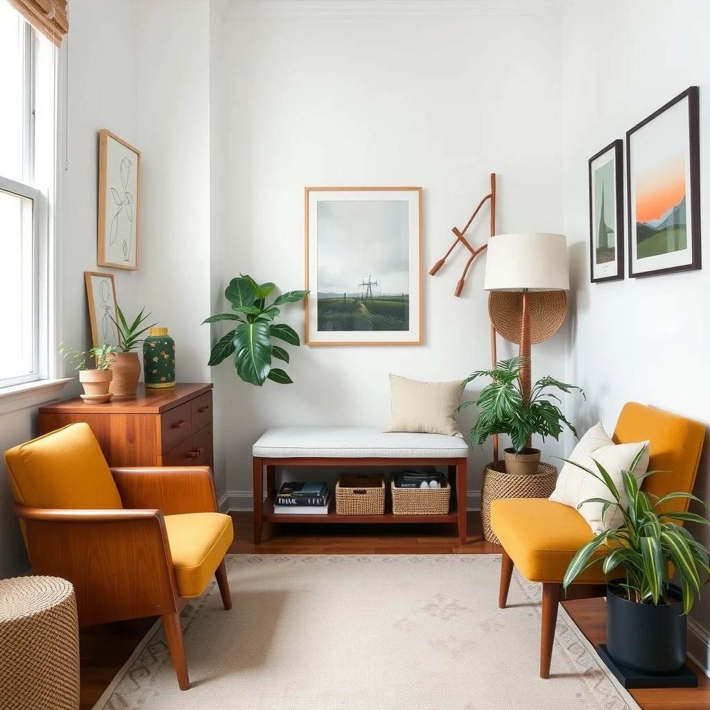 How to Create an Entryway When Your Apartment Has None interior: 7. Keep the Space Flexible with Multi‑Purpose Pieces - In an apartment without a dedicated foyer, every piece should serve more than one function. A narrow bench with a cushioned seat can hold shoes on top while offering a place to sit while putting