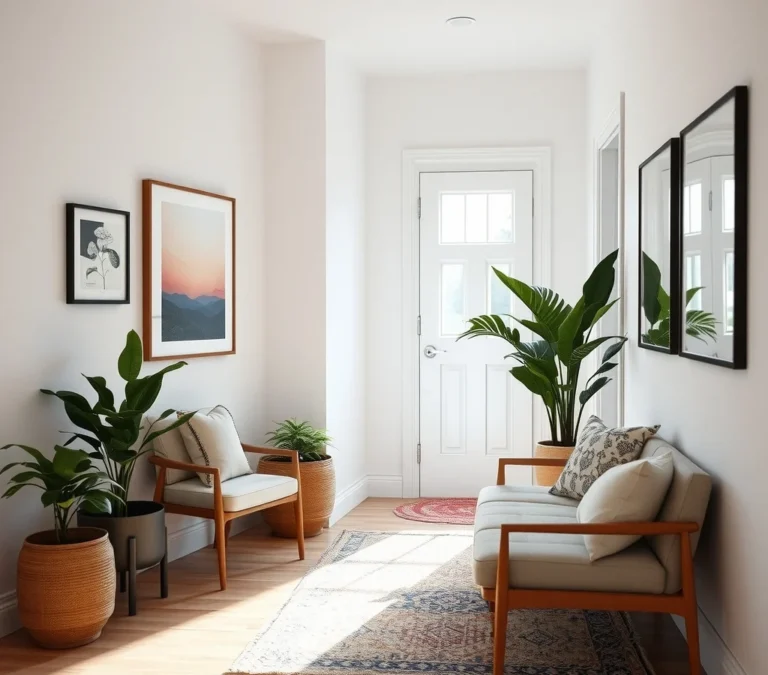 How to Make a Functional Entryway Beside a Narrow Door