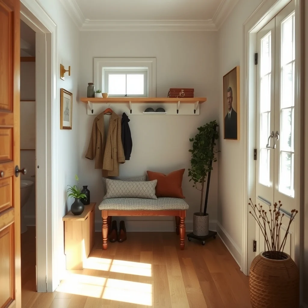 How to Make a Winter Coat Drop Zone in a Narrow Hallway interior: Final Thoughts - Designing a winter coat drop zone in a narrow hallway is less about adding more furniture and more about thoughtful placement, scale, and texture. By choosing vertical storage, a low bench, a slim rack, and