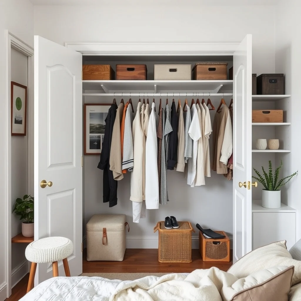 How to Organize a Shared Bedroom Closet Efficiently: 7. Establish a Seasonal Rotation Routine - At the start of each season, set aside a weekend to move off‑season clothing to a separate storage bin or under‑bed box. This practice frees up valuable hanging space for current wardrobes and keeps the