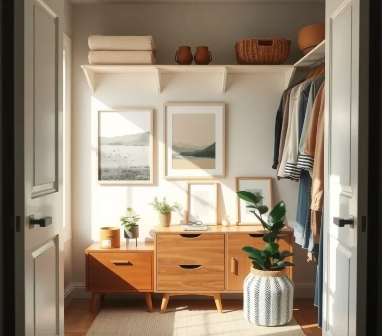 How to Organize a Tiny Closet With Double-Hanging Space