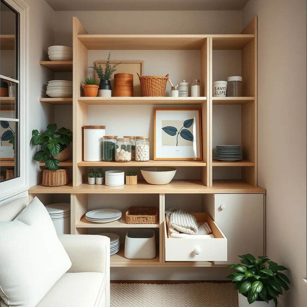 How to Organize Baking Supplies in One Small Cabinet interior: 6. Incorporate a Pull‑Out Drawer for Frequently Used Items - If the cabinet design permits, swapping one of the fixed shelves for a shallow pull‑out drawer can dramatically improve accessibility. A drawer that slides out fully exposes its contents, eliminating the need to bend or