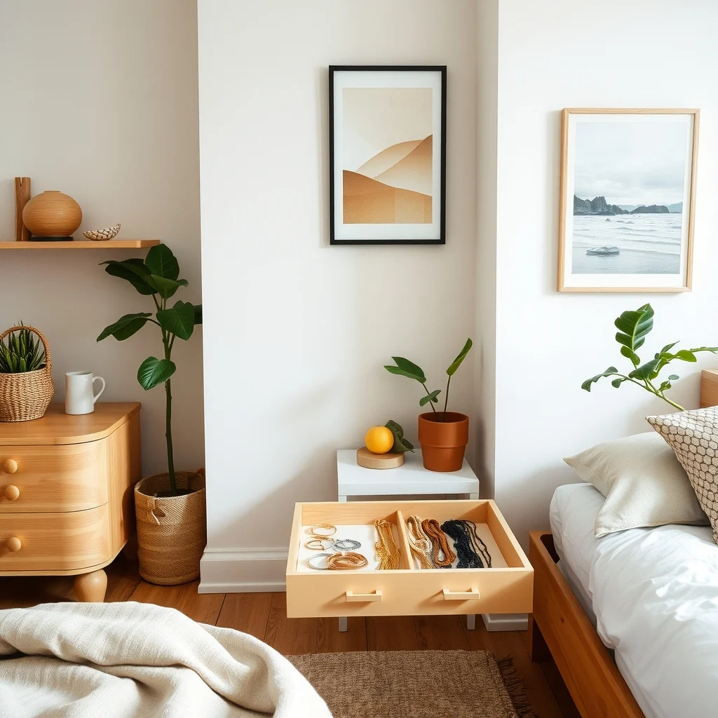 How to Organize Jewelry and Accessories in a Small Bedroom: FAQ - How can I prevent necklaces from tangling in a drawer? Place each necklace on a small piece of cardboard or a dedicated hook within the drawer; this separates them and keeps the chains from looping