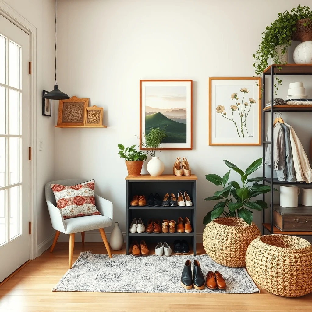 How to Organize Shoes in a Tiny Entryway interior: FAQ - How many shoes can a tiny entryway realistically hold? The number varies, but most compact solutions accommodate between ten and fifteen pairs when used together. Can I install wall shelves without drilling into studs? Yes,