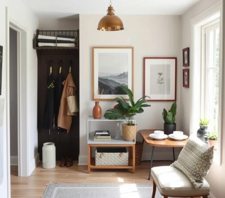 How to Organize Umbrellas and Rain Gear in a Tiny Entry