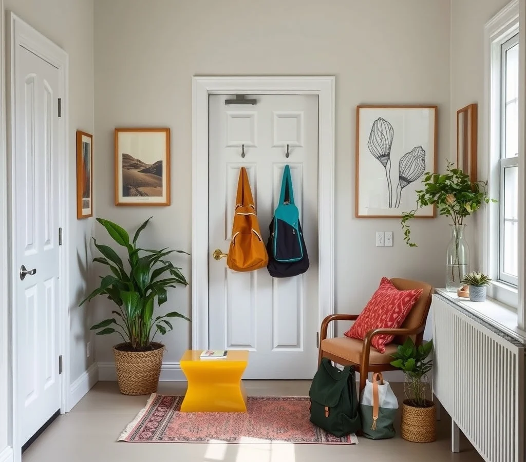 How to Store Bags and Backpacks Near the Front Door