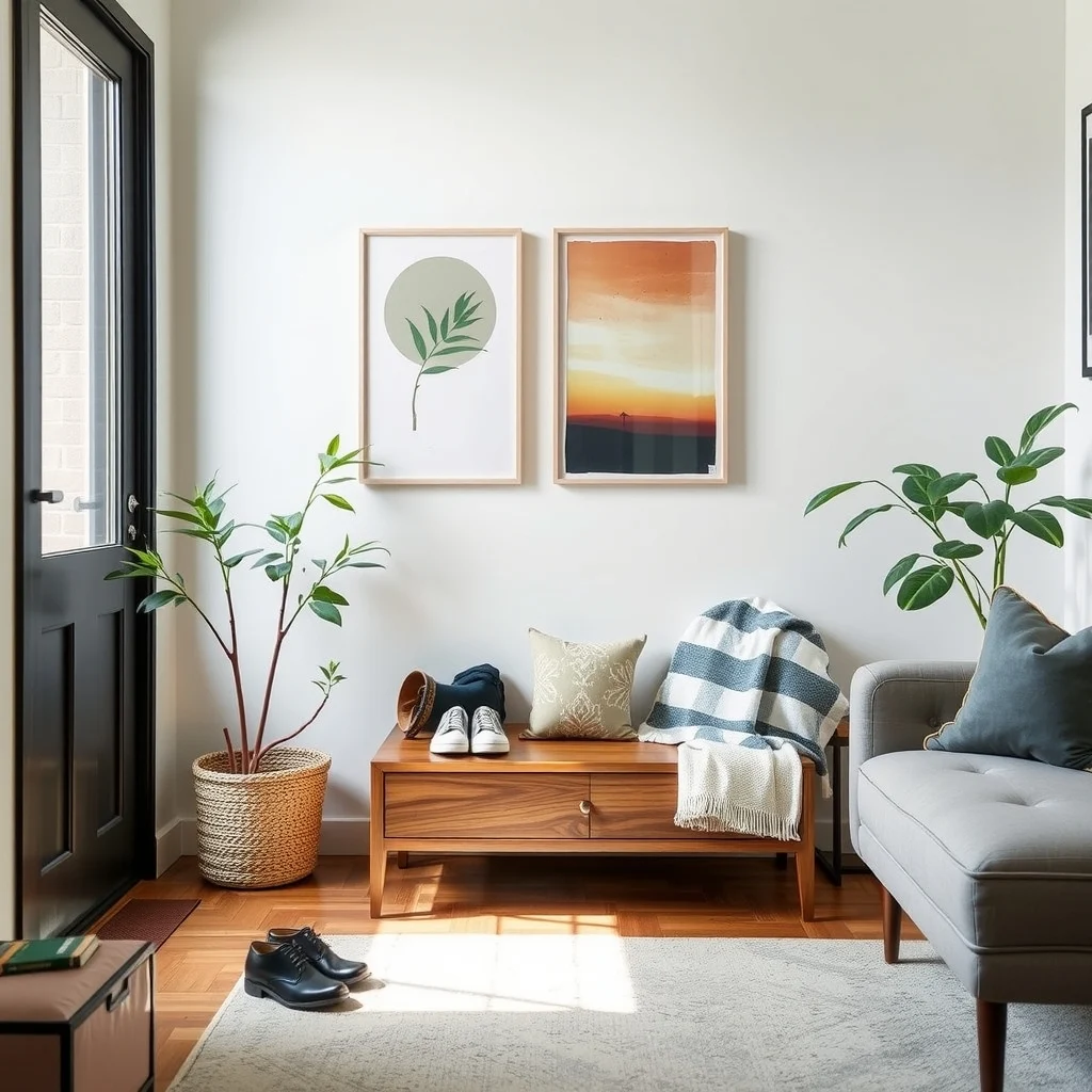 How to Store Pet-Walking Supplies Near the Apartment Door: 3. Incorporate a Small Bench with Hidden Storage for Shoes and Poop Bags - A bench that doubles as a seat gives you a place to slip off shoes while keeping your free for a leash. Look for a piece with a hinged lid that opens to reveal