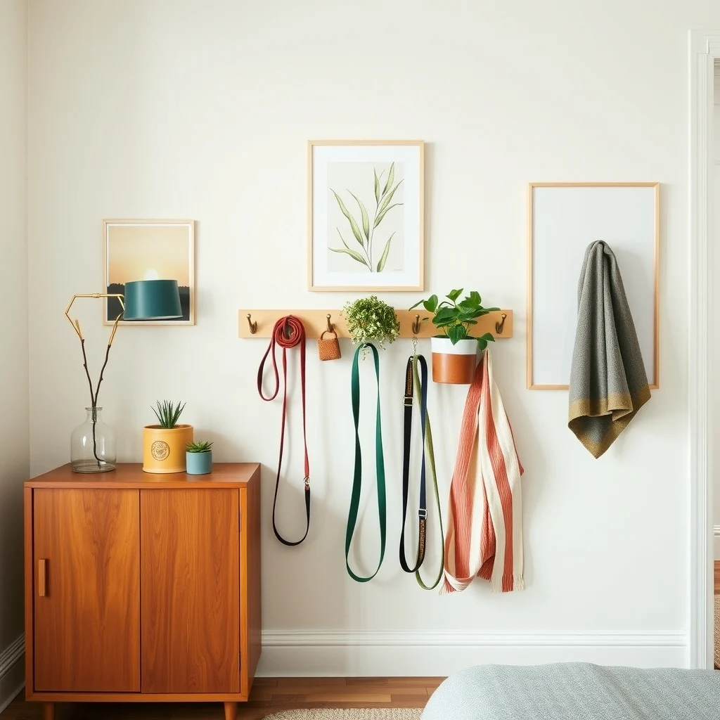 How to Store Pet-Walking Supplies Near the Apartment Door: 5. Install a Hook System That Balances Function and Aesthetic - Hooks remain the most straightforward way to hang leashes, harnesses, and even a raincoat. Rather than a single row of generic nails, opt for a curated set of decorative hooks—perhaps three brushed‑nickel hooks of varying