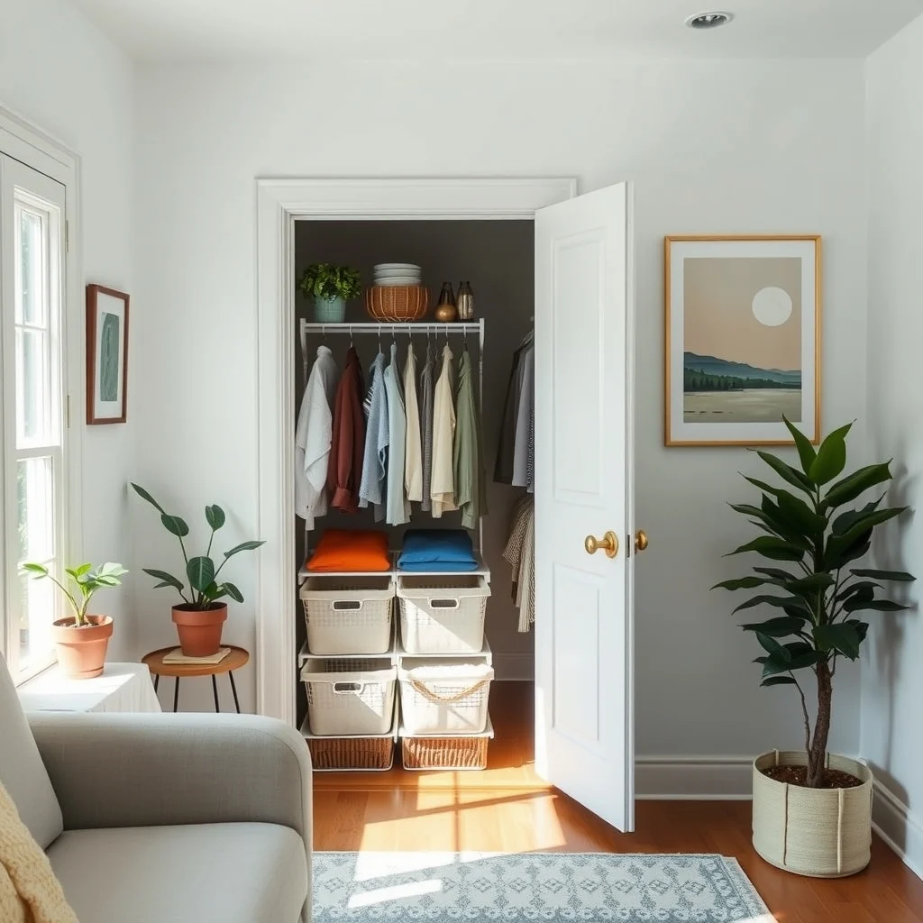 Over-the-Door Organizers That Work in Small Rentals interior: 7. Rotate seasonal items using a modular system - Flexibility is key in a rental where you may need to adapt quickly to changing needs. A modular organizer composed of interchangeable bins or clip‑on sections lets you swap summer beach towels for winter scarves
