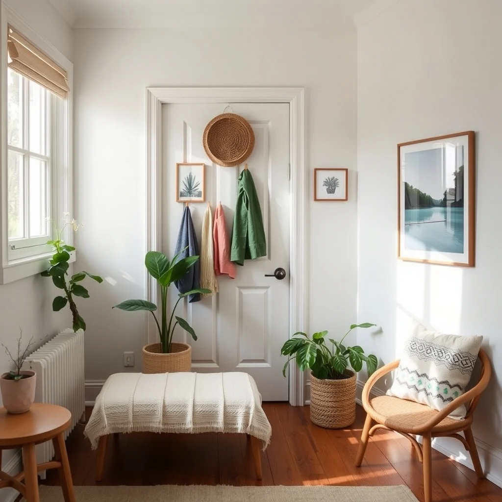Rental-Friendly Door Storage Ideas for Everyday Essentials interior: FAQ - Can these door storage ideas be used on glass doors? Yes, most of the ideas that rely on hooks, adhesive strips, or tension rods can be applied to glass doors, provided the hardware is designed