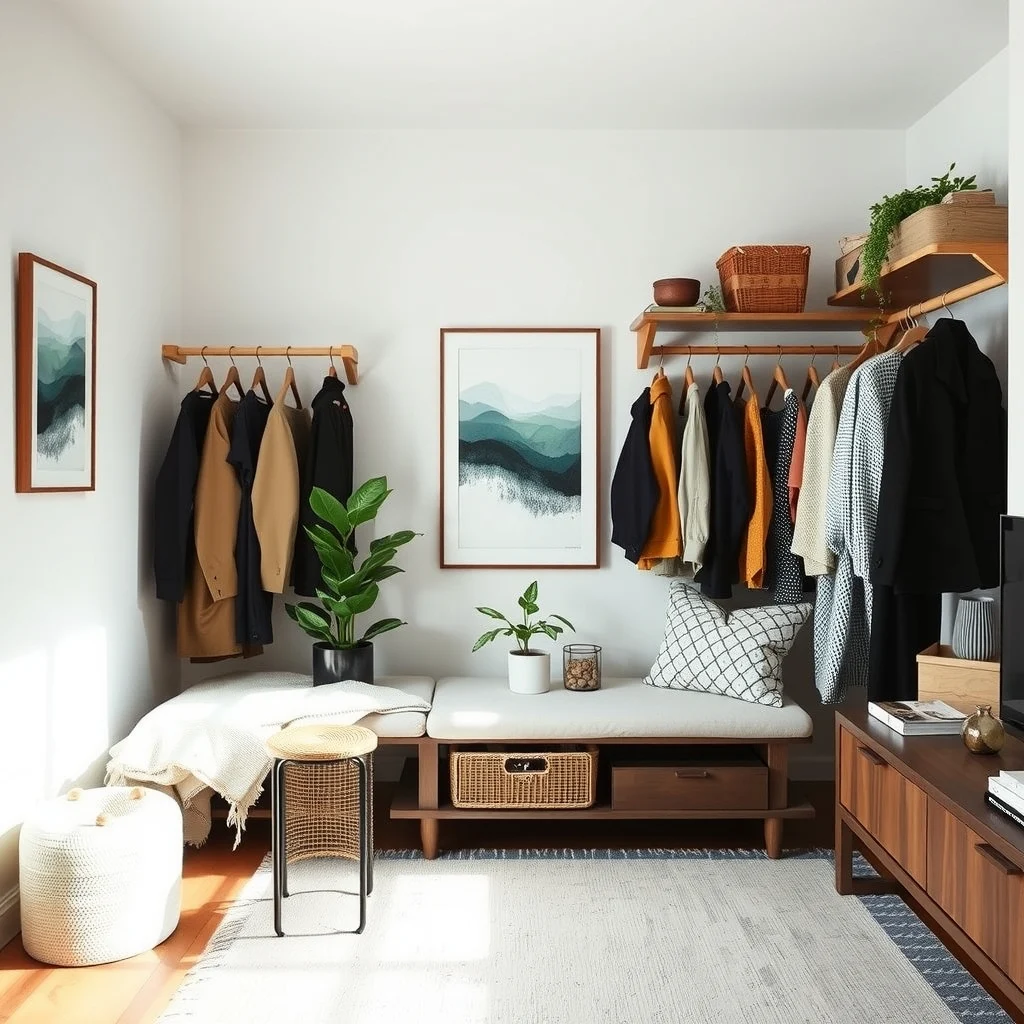 Small Apartment Coat Storage Without a Coat Closet interior: Final Thoughts - Finding a place for coats in a small apartment doesn’t require sacrificing style or comfort. By rethinking existing walls, corners, and furniture, you can create storage that feels intentional rather than improvised. Whether you lean