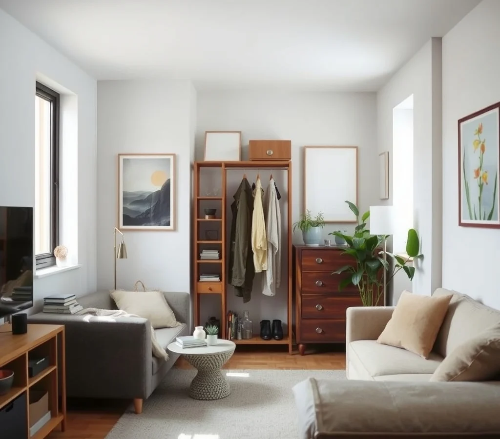 Small Apartment Coat Storage Without a Coat Closet