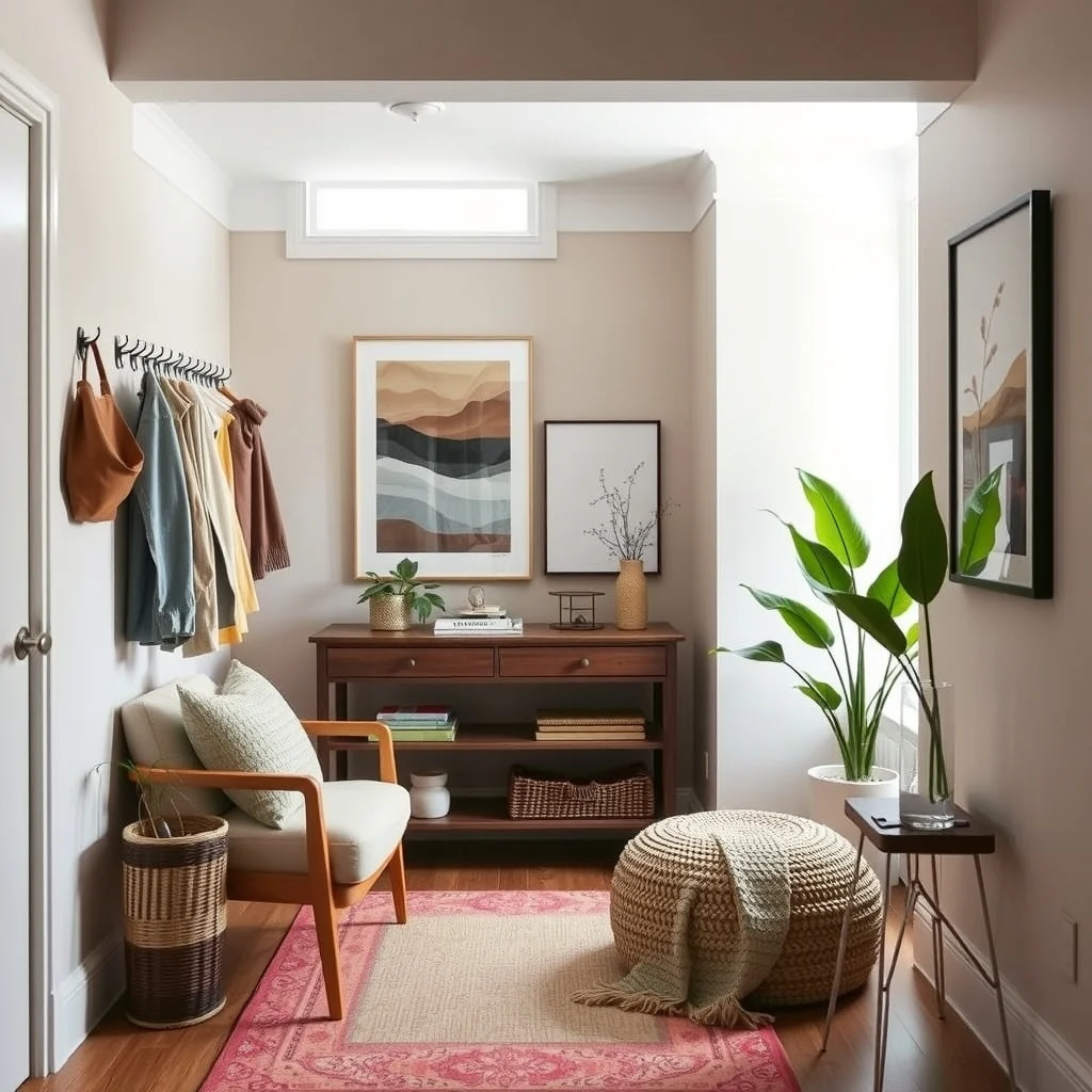 Small Apartment Entryway Organization With No Closet interior: Final Thoughts - Organizing a small entryway without a closet is less about adding more furniture and more about choosing pieces that serve multiple purposes while respecting the limited footprint. By layering vertical hooks, a narrow console, discreet