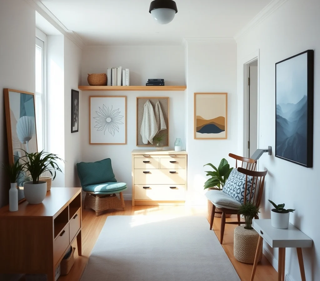 Small Apartment Entryway Organization With No Closet