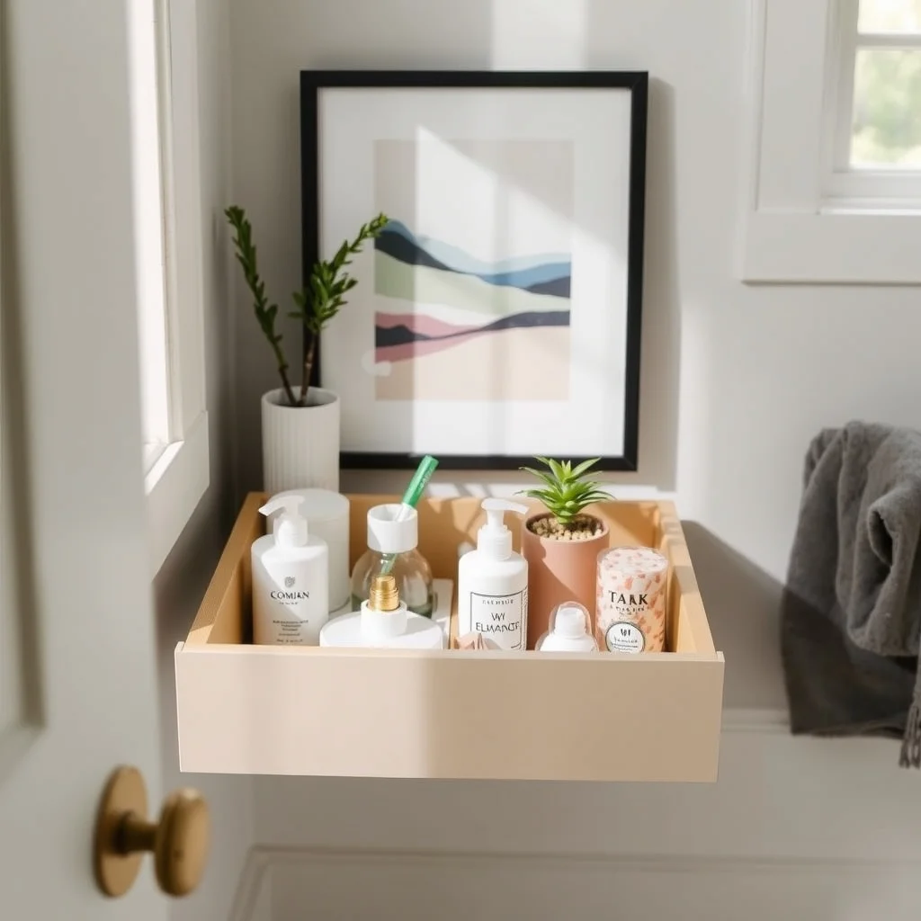 Small Bathroom Drawer Organization for Everyday Essentials interior: 4. Use Clear or Labeled Mini‑Containers - Small, transparent containers keep loose items like cotton swabs, floss picks, and travel‑size lotions together while allowing you to see at a glance what’s inside. If you prefer a more polished appearance, opt for matte‑finished