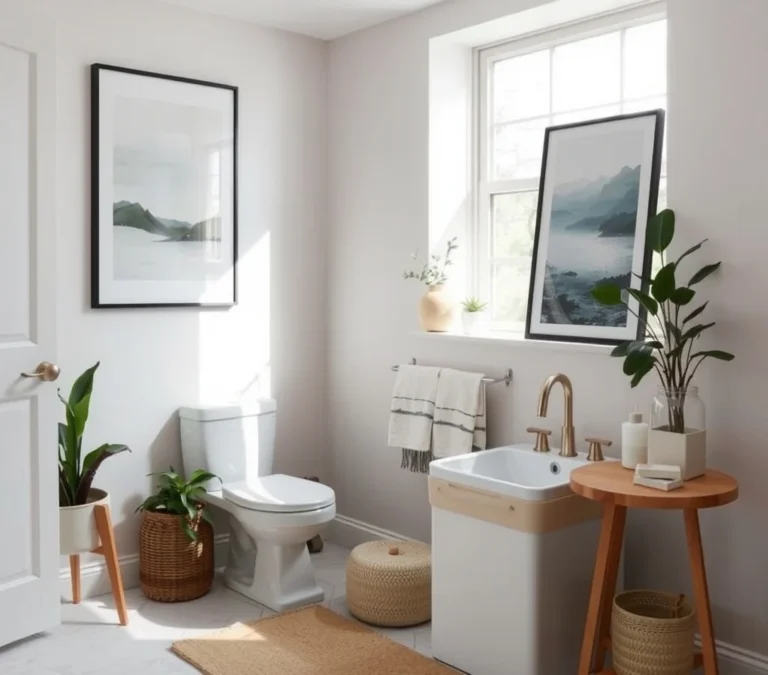Small Bathroom Laundry Hamper Ideas for Tight Corners