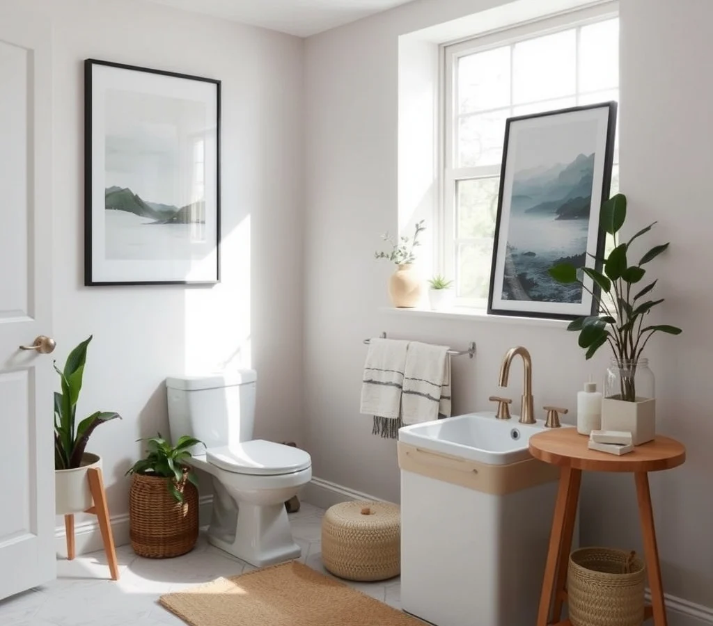 Small Bathroom Laundry Hamper Ideas for Tight Corners
