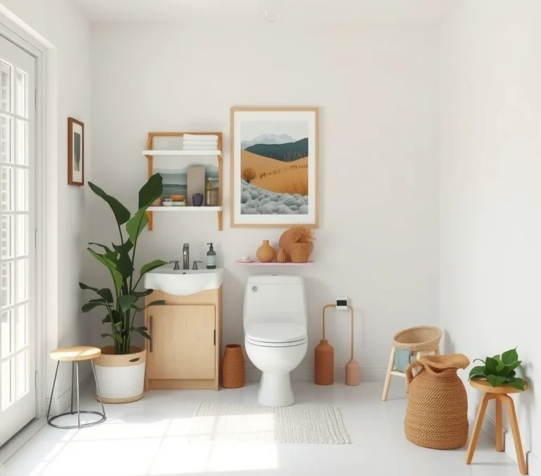 Small Bathroom Storage Ideas for Renters With No Cabinets