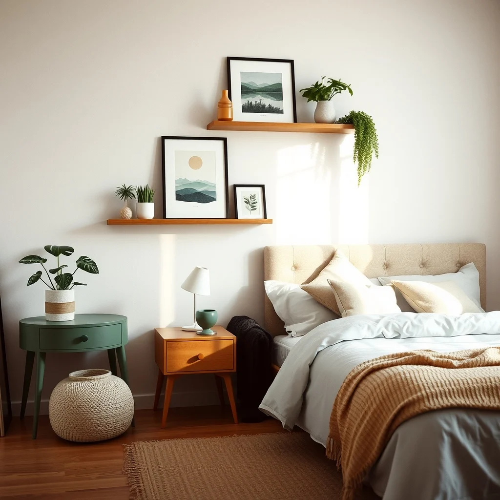 Small Bedroom Nightstand Alternatives With Hidden Storage: FAQ - Can I install a floating wall shelf without drilling into studs? Yes, you can use heavy‑duty wall anchors designed for drywall, but for a shelf that will hold a lamp and a hidden compartment, anchoring