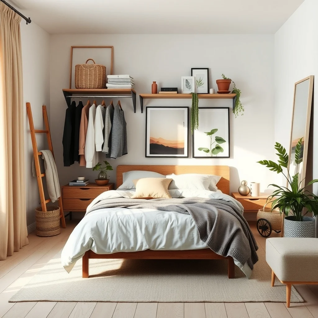 Small Bedroom Storage Ideas That Keep the Room Calm: Frequently Asked Questions - How can I make the most of storage in a bedroom that’s under 10 square meters? Focus on vertical solutions such as floating wardrobes and ladder shelves, and choose furniture that doubles as storage, like