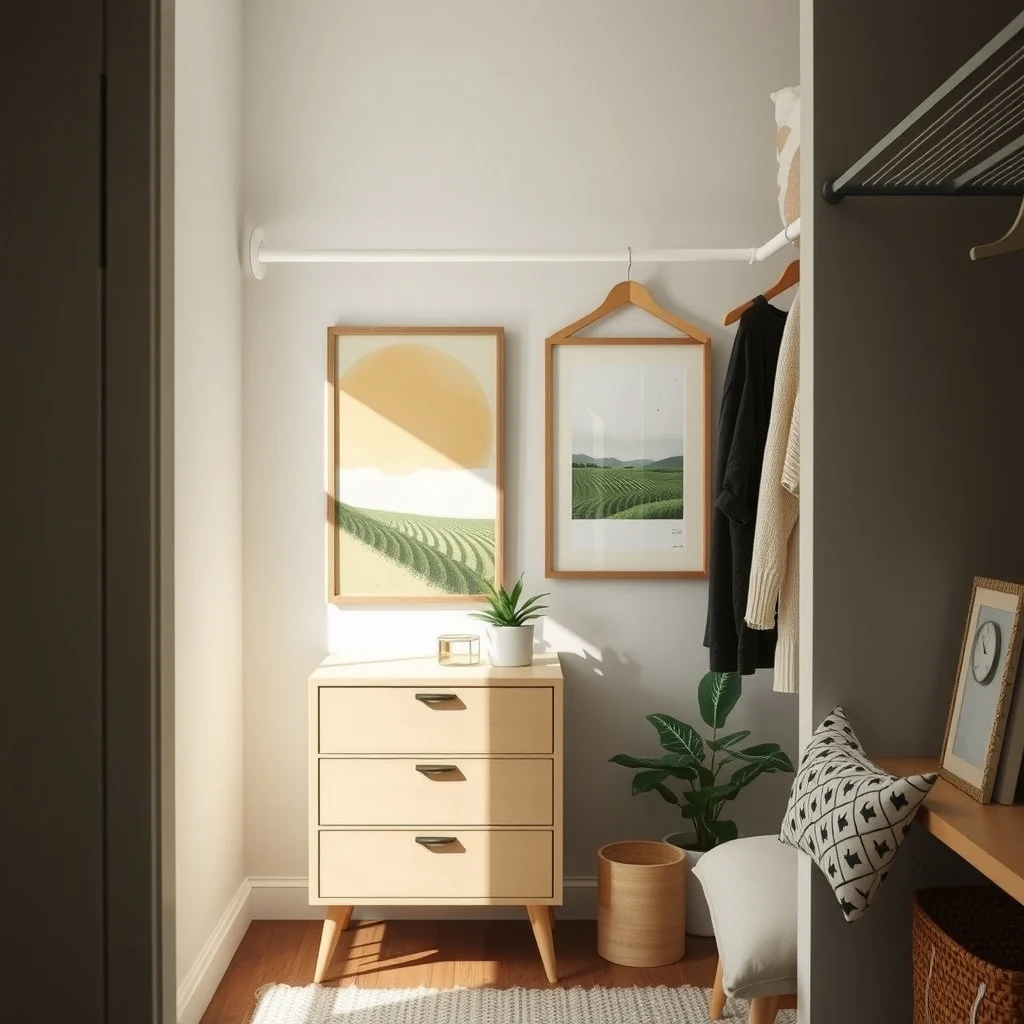 Small Closet Organization for Renters on a Budget: FAQ - How can I hang a tension rod without damaging the walls? A tension rod relies on pressure between two surfaces, so it does not require screws or nails. Simply twist the rod to expand it,