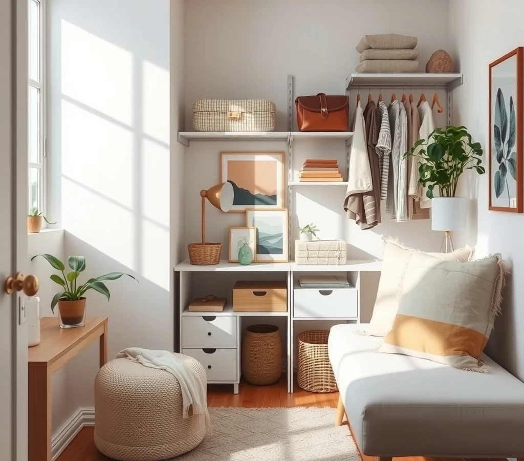 Small Closet Organization for Renters on a Budget