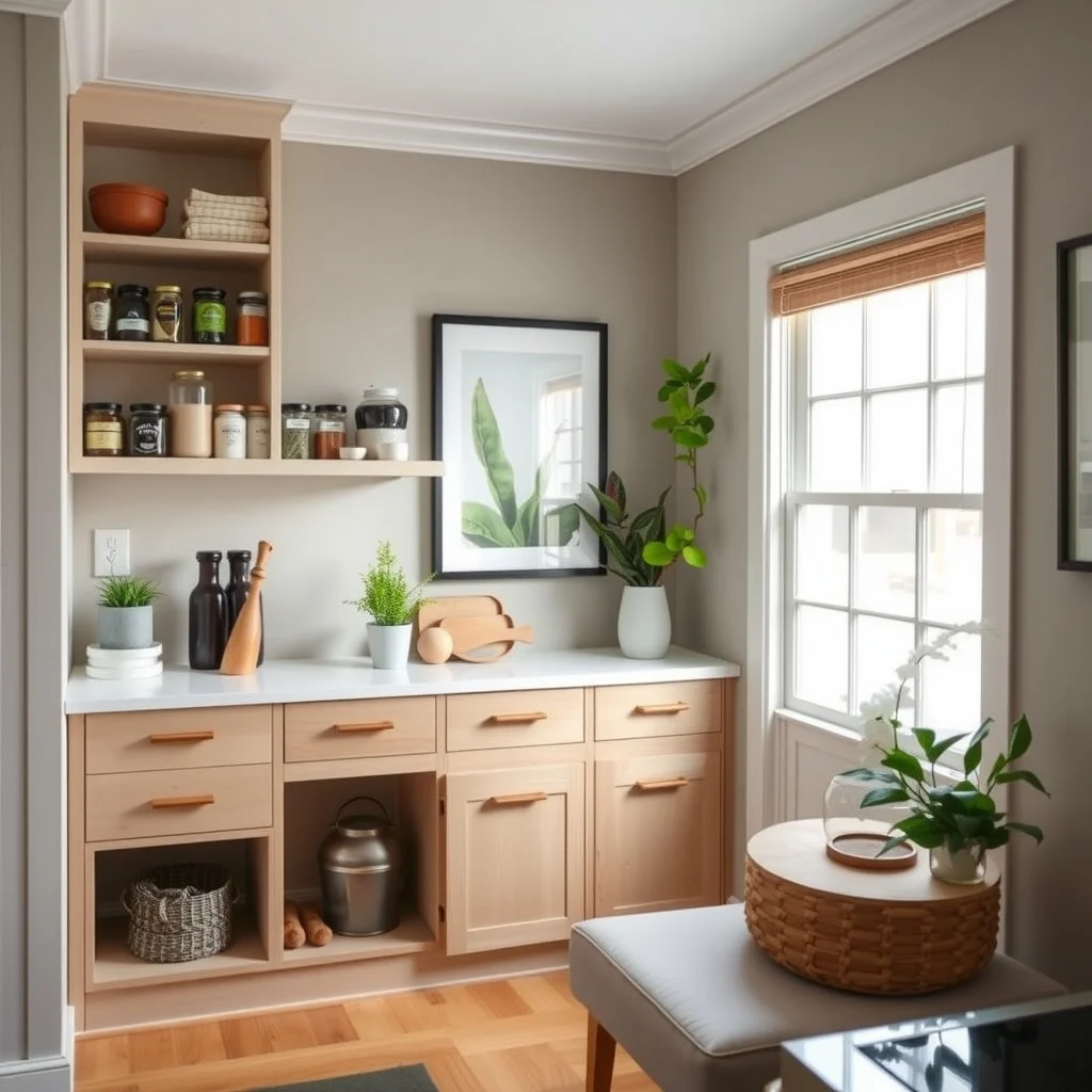 Small Kitchen Cabinet Organization for Deep Shelves interior: 4. A built‑in spice rack hugs the back wall without taking floor space - Spice jars are notorious for disappearing into the back of a cabinet, only to be discovered when a recipe calls for a pinch of cumin. A narrow, vertical rack that mounts directly onto the interior
