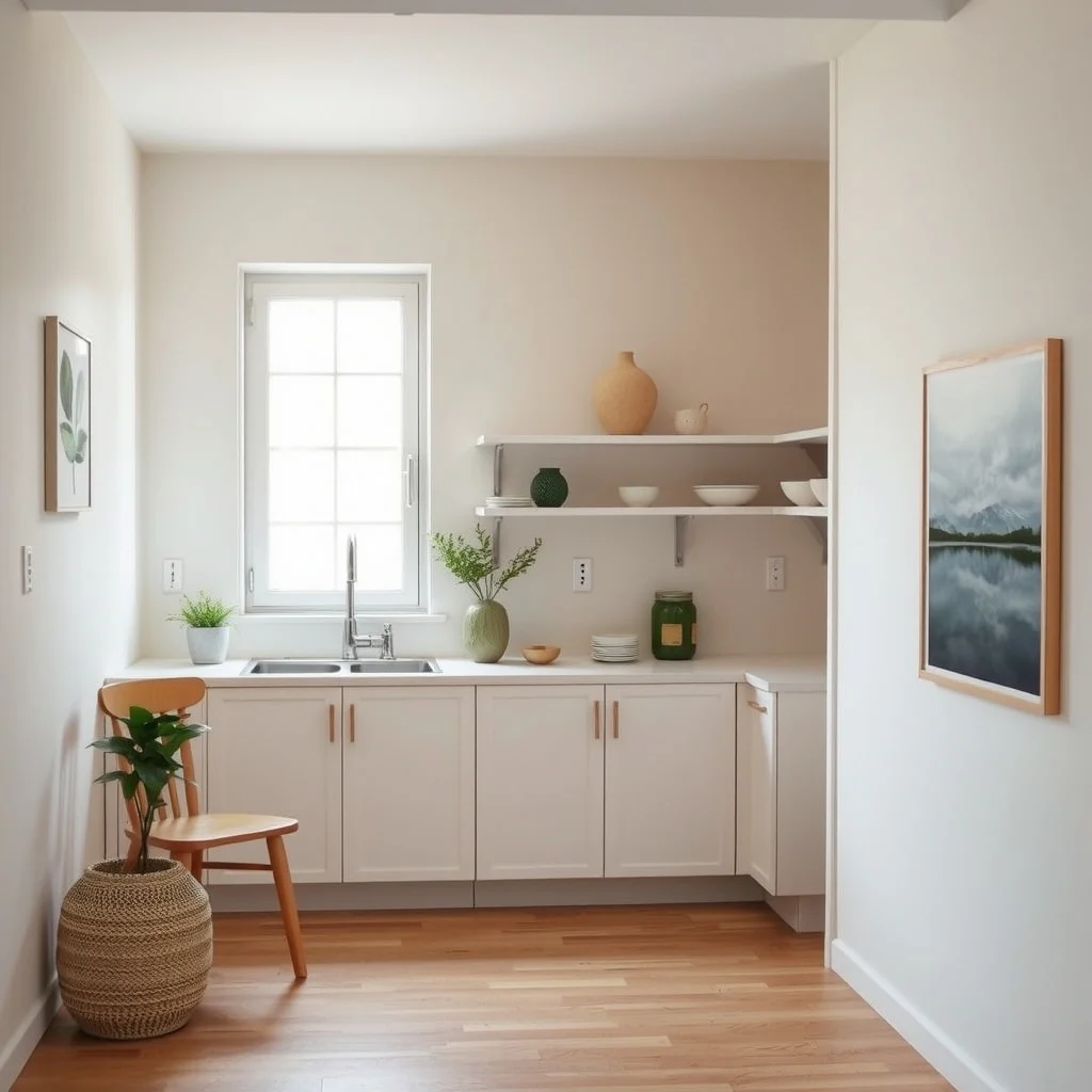 Small Kitchen Cabinet Organization for Deep Shelves interior: FAQ - How can I make deep cabinets easier to see without adding lighting? Adding a light‑colored backing or a reflective wallpaper to the interior wall improves natural visibility, especially when combined with existing under‑cabinet LED strips.