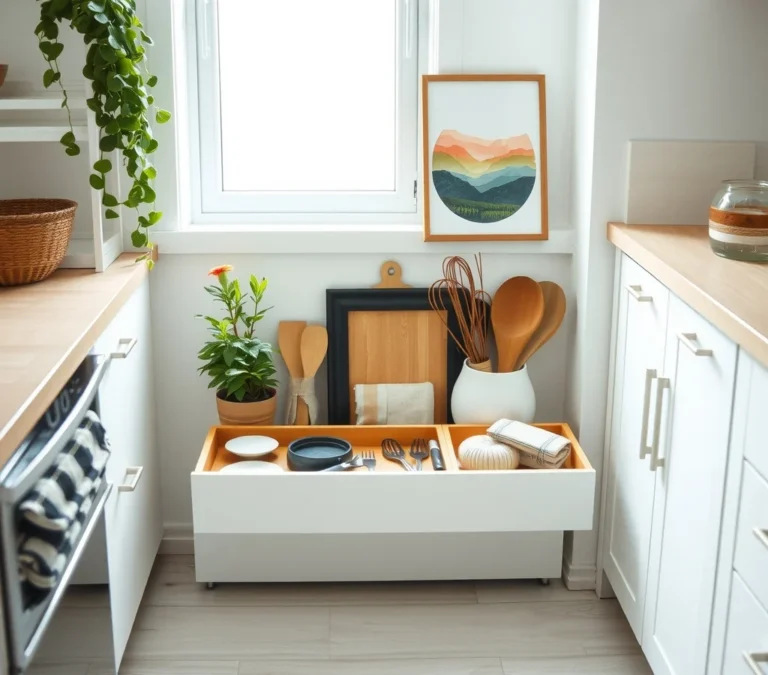 Small Kitchen Drawer Organization for Utensils and Tools