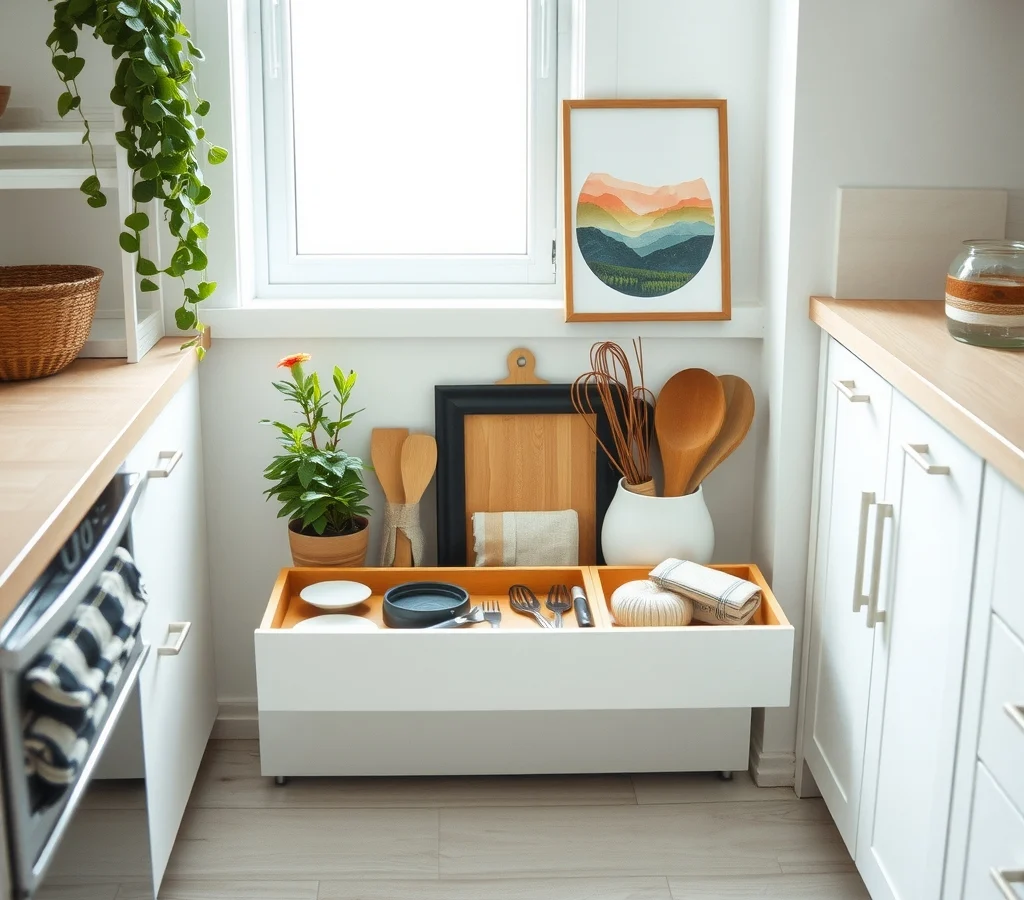 Small Kitchen Drawer Organization for Utensils and Tools