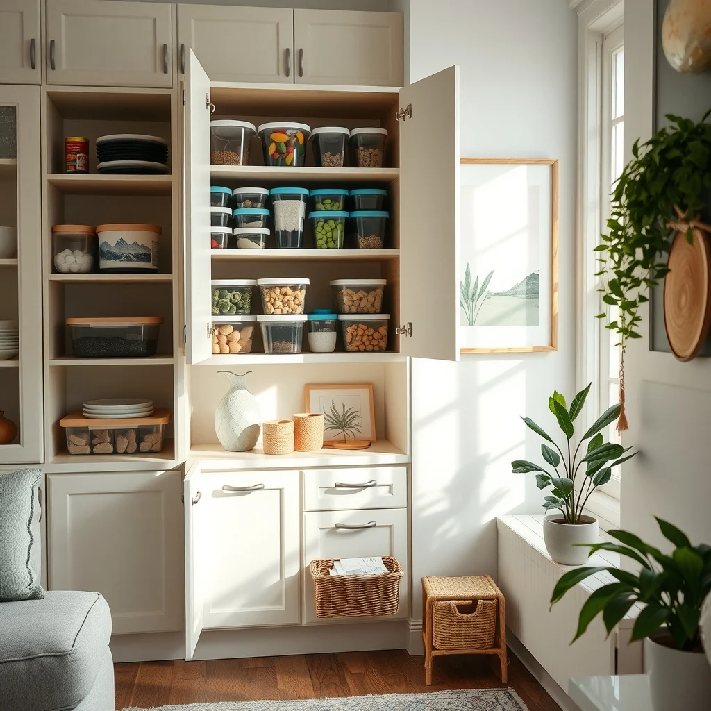Space-Saving Food Container Storage for Small Cabinets interior: Final Thoughts - Small cabinets need not be a source of frustration; with a few strategic choices—uniform containers, pull‑out tiers, magnetic doors, modular inserts, door organizers, rolling carts, and thoughtful labeling—you can transform limited space into a well‑ordered