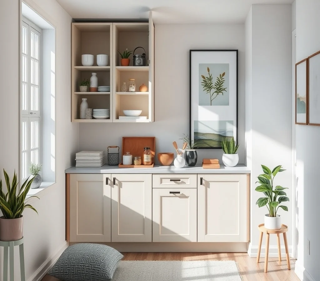 Space-Saving Food Container Storage for Small Cabinets